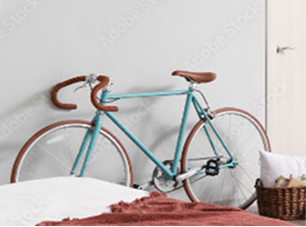 画像：Bicycles allowed in rooms